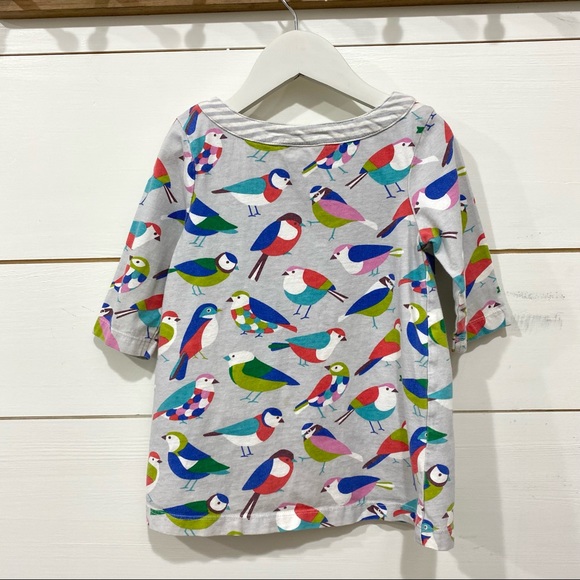 Mini Boden girls 2-3 years bird print knit dress - Picture 6 of 7